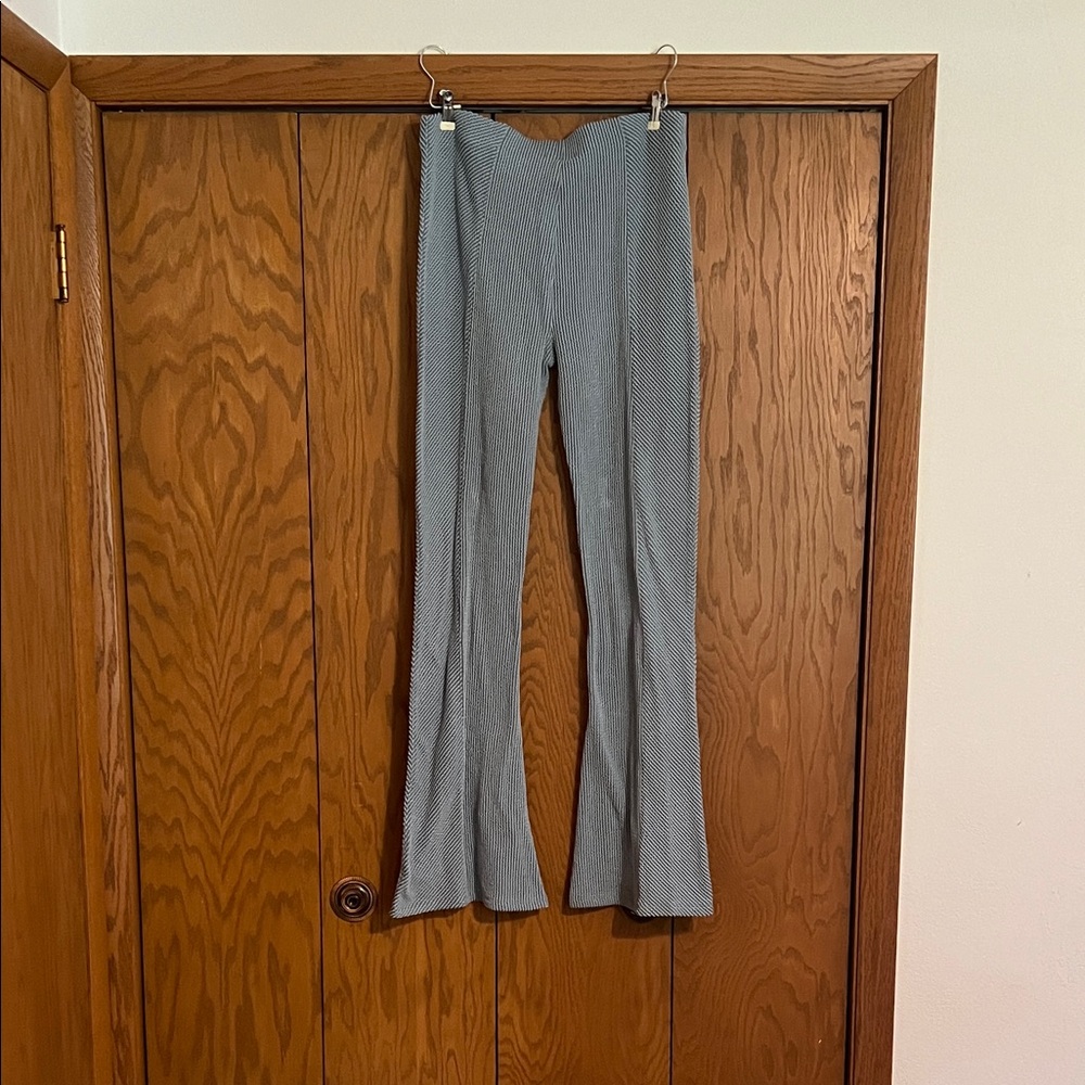 Gray Flared Pants - Picture 3 of 4